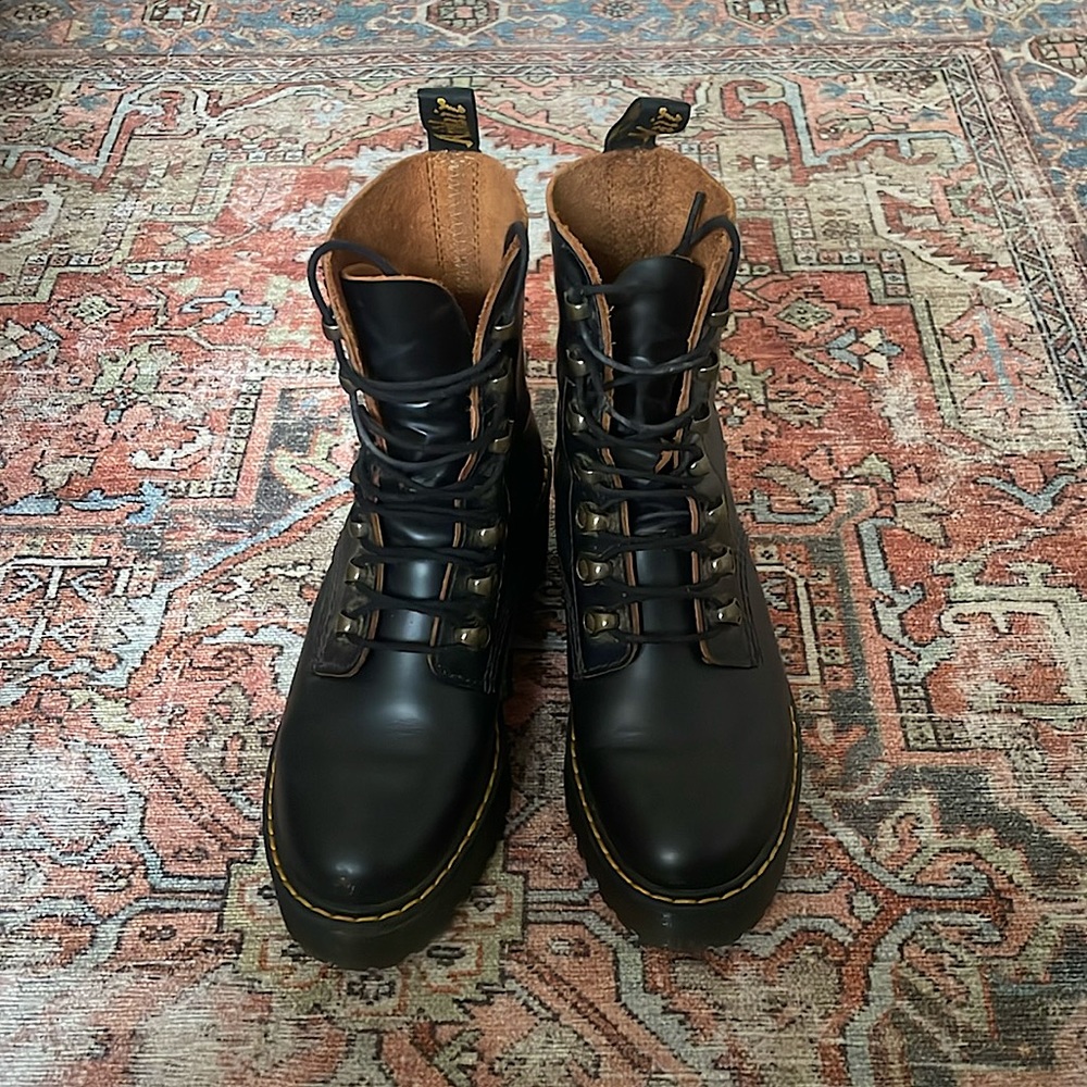 LEONA WOMEN'S VINTAGE SMOOTH LEATHER HEELED BOOTS